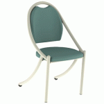 CHAISE 280 ALU ASS/DOS GINKGO VERT - 4P BEIGE 1013 - MOBIDECOR