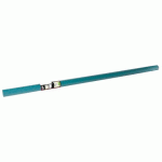 LOT DE 12 - NAPPE EN ROULEAU PAPIER DAMASSÉ - 6X1,18M - TURQUOISE