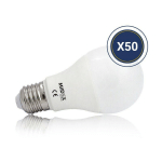 MIIDEX LIGHTING - LOT DE 50 AMPOULES LED E27 5W ® BLANC-NEUTRE-4000K