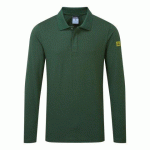 PORTWEST AS23 POLO MANCHES LONGUES ESD VERT FORÊT - TAILLE XXXL