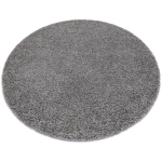 TAPIS SOFFI CERCLE SHAGGY 5CM GRIS GREY CERCLE 120 CM