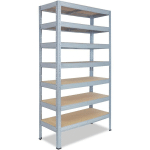 SHELFPLAZA - PRO 200X75X45 CM ÉTAGÈRE CHARGE LOURDE GALVANISÉ / ETAGERE METAL 7 PLATEAUX / CAPACITÉ D' ÉTAGERE MÉTALLIQUE 142KG / MEUBLE ETAGERE