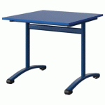 TABLE MALIBU 80X80 T5 DL STRA ABS BLEU U525/BLEU 5005