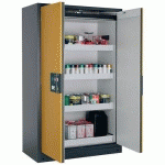 ARMOIRE SÉCURITÉ Q-PEGASUS-90 Q90.195.120.WDAC GRIS/JAUNE - ASECOS