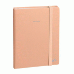 CARNET 15 B LIGNÉ PASTEL PECHE - QUO VADIS