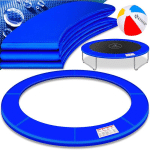 COUVERTURE DE REBORD DE TRAMPOLINE Ø 244 305 366 426 CM 30CM DE LARGE 100% RÉSISTANT AUX UV COUVERTURE DE RESSORT INDÉCHIRABLE BLEU / 426 CM - KESSER