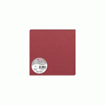 LOT DE 2 - PAQUET DE 25 CARTES SIMPLES POLLEN 160X160MM 210G/M2 - BORDEAUX