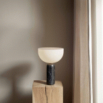 NEW WORKS KIZU SMALL LAMPE À POSER, NOIRE