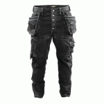 PANTALON DE TRAVAIL X1900 ARTISAN CORDURA® DENIM STRETCH TAILLE 42L - BLAKLADER