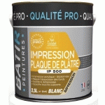 PEINTURE IMPRESSION PLAQUE DE PLATRE BATIR - IP500 2.5 L