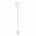 PFERDEKAEMPER MÉCANISME D\'AJUSTEMENT DE LA HAUTEUR E27, LONGUEUR 40-120 CM, BLANC