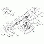PIÈCE DÉTACHÉE N°19 - CUSCINETTO 6205-2RS1 Ø25XØ52XH15 EUROSYSTEMS