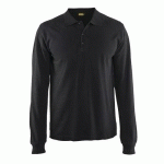 POLO MANCHES LONGUES NOIR TAILLE XL - BLAKLADER