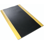 ETM - TAPIS ERGONOMIQUE ET COMFORTABLE DYNA-PROTECT DIAMOND NOIR-JAUNE 60 X 150 CM - NOIR/JAUNE