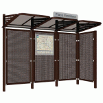 ABRI BUS CONVIVIALE 3 M ACIER - BARDAGE DROIT - MARRON 8017 - PROCITY