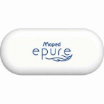 LOT DE 36 - GOMME PLASTIQUE EPURE, OVALE, BLANC