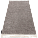 TAPIS BERBER 9000 MARRON FRANGES BERBÈRE MAROCAIN SHAGGY BROWN 80X150 CM