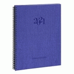 AGENDA EXACOMPTA CONSULTATION S CARTE NAPURA 2027 - 21 X 29,7 CM - BLEU