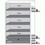 ARMOIRE SÉCURITÉ S-PHOENIX-90 S90.196.120.FDAS BLANC - ASECOS
