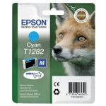 CARTOUCHE EPSON T1282 CYAN POUR IMPRIMANTES JET D'ENCRE
