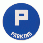 DISQUE DE SIGNALISATION PARKING Ø 30 CM