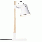 BRILLIANT LAMPE À POSER PLOW, BLANC BOIS CLAIR