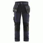 PANTALON DE TRAVAIL ARTISAN + STRETCH BLEU MARINE/NOIR T40 - BLÅKLÄDER - 159918608699C46