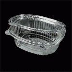 RÉCIPIENT + COUVERCLE 1 L 17.7X12.5X8.5 CM TRANSPARENT (VENDU PAR 400)