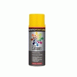 PEINTURE CLASSIQUES ANTIROUILLE TEINTES JAUNE SIGNALISATION RAL1023 EN AÉROSOL DE 400ML - SINTO - 927250