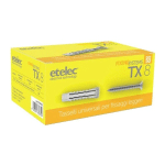 ETELEC - BOUCHONS EN NYLON AVEC VIS 8X40MM 50 PCS. TA0002