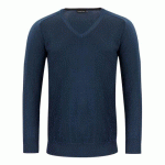 J.HARVEST & FROST MERINO V PULL-OVER HOMMES MARINE - TAILLE M