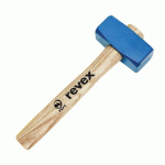 MASSETTE DROITE ANGLE ABATTU 1,25KG + MANCHE BOIS REVEX