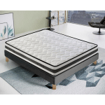 MATELAS WATERFOAM - 20 CM DE HAUT - ORTHOPÉDIQUE - FACE ÉTÉ / HIVER - 13 ZONES DE CONFORT - HAUTE RESPIRABILITÉ 120X200