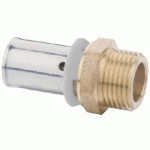 RACCORD PER À SERTIR DIAMÈTRE 20 MM FIXE À VISSER M20X27 BRICOZOR