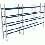RACK 1 DÉPART + 2 SUIVANTS LXLXH 2700X8600X5000 1000KG 3 NIV - BITO