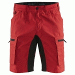 SHORT SERVICES STRETCH ROUGE/NOIR TAILLE 56 - BLAKLADER