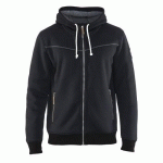 SWEAT ZIPPÉ À CAPUCHE DOUBLURE THERMIQUE NOIR TAILLE XXL - BLAKLADER