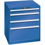 ARMOIRE BLEU SÉCU. 717X725X800 AVEC 4 TIR. 75KG _ 78.632.100 - LISTA