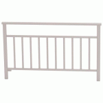BARRIÈRE VENISE 1.50 M STRUCTURE BARREAUX - ZINC GRIS 7044 - PROCITY
