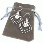 BOUCLES D'OREILLES ARGENT OEIL DE SAINTE LUCIE