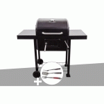 CHAR-BROIL - BARBECUE À CHARBON PERFORMANCE CHARCOAL 2600 + KIT 3 USTENSILES