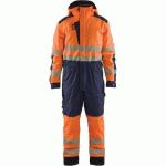 COMBINAISON HAUTE-VISIBILITÉ HIVER CLASSE 3 ORANGE/BLEU XXSS - BLAKLADER