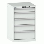 LISTA - ARMOIRE À TIROIRS (HXLXP) 85 X 56,4 X 57,2CM 27X27E KEY LOCK R7035