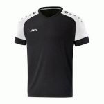 MAILLOT DE FOOT MANCHES COURTES - JAKO - CHAMP 20 NOIR/BLANC