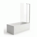 PACK BAIN-DOUCHE 170X90CM DROITE MALICE AVEC PARE-BAIN 2 VOLETS ET TABLIER JACOB DELAFON