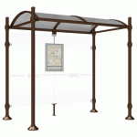 ABRI BUS PROVINCE 2.50 M AGORA MARRON 8017 - PROCITY