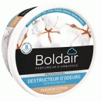 DESTRUCTEUR D'ODEURS - GEL SOLIDE - FLEUR DE COTON BOLDAIR