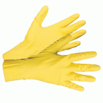 GANTS DE MÉNAGE MAPA VITAL 124 JAUNES TAILLE 6, LOT DE 10 PAIRES