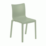LOT DE 4 - CHAISE YUNA USAGE INTÉRIEUR ET EXTÉRIEUR, VERT JADE