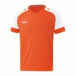 MAILLOT DE FOOT MANCHES COURTES - JAKO - CHAMP 20 ORANGE/BLANC